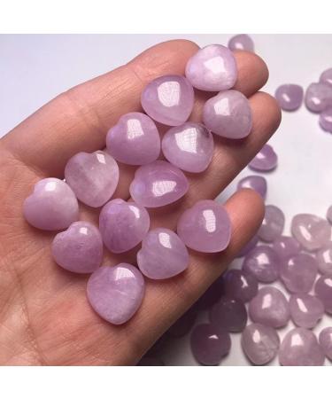 Natural Crystal Rough Natural Stone Natural Kunzite Crystal Stone Purple Carved Crystal Heart Moon Star Gem Fashion Carved Gifts (Color : Clover Size : 1pcs) 1pcs Clover - Buy Online on GoSupps.com