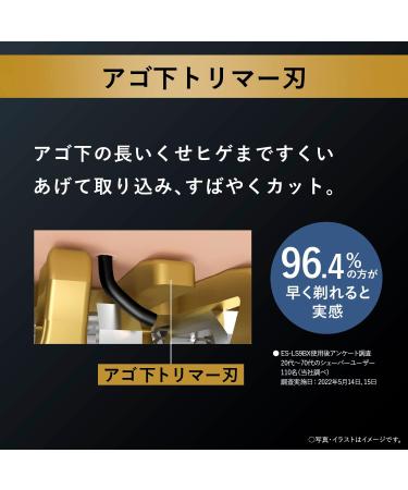 Buy Panasonic ES-LS5C-K LAMDASH PRO Men's Shaver - 6 Blades Foam Making Function Japan Import - International Shipping Available - Buy Online on GoSupps.com