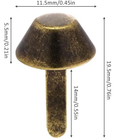 160PCS Metal Purse Feet Studs - DIY Leather Craft Accessories in 4 Colors - Buy Online on GoSupps.com