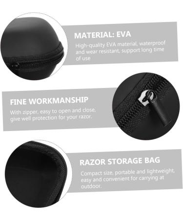 Beavorty Portable Razor Storage Bag | 5-Piece EVA Case for Travel | Razor Holder & Organizer for Men | Shock-Proof Compact Design - Buy Online on GoSupps.com