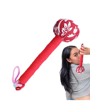 Massage hammer body massage hammer wood for muscle relaxation wormwood herbs massager for back shoulders neck legs (random color)