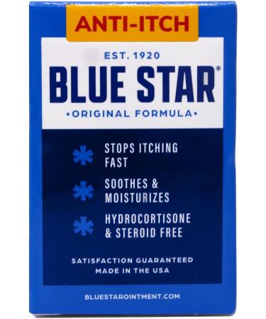 Blue Star Anti-Itch Medicated Ointment 2 oz (Pack of 12) - Buy Online on GoSupps.com