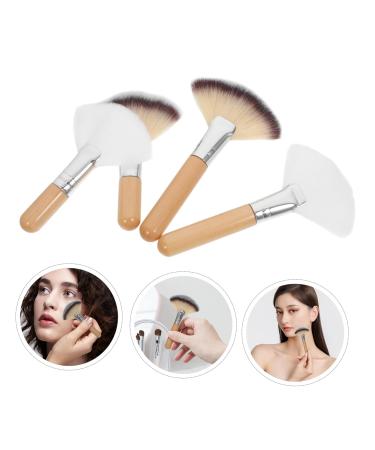 FRCOLOR 20 Pcs Loose Powder Makeup Brush Set - Blending & Fan Brushes for Highlighter - Soft Nylon Hairdressing Gown & Fur - Buy Online on GoSupps.com