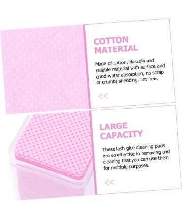  Ipetboom Ipetboom 2 Boxes of Eyelash Cleaning Pads Eyelash Extension Glue Nail Polish Remover Wipes Cleaning Wipes Eyelash Extension Glue Cleaner Eyelash Remover for Extensions Eyelash Glue Cotton - Buy Online on GoSupps.com