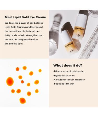 Stratia Lipid Gold Eye Cream - Anti-Aging Moisturizer for Dark Circles & Fine Lines | International Shipping Available - Buy Online on GoSupps.com