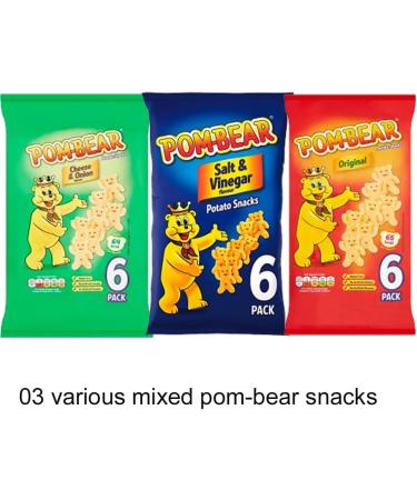 Cheese & Onion Salt & Vinegar Original Multipack Crisps 6 Pack - 03 Mixed Flavours - Buy Online on GoSupps.com