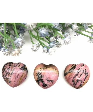 Beautiful 1PC Natural Rhodonite Heart Crystal Specimen Reiki Home Decoration Natural Quartz Crystals Reiki Stone ERTEYIN - Buy Online on GoSupps.com