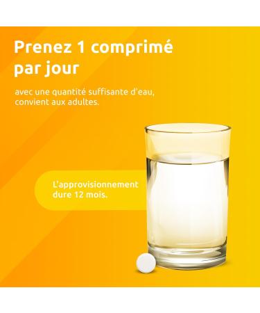 Supradyn Vitamine D Comprim s 2000 UI Haute Dose (50 g) - Compl ment alimentaire de Vitamine D3 pour le soutien du syst me immunitaire et la sant osseuse* - 365 comprim s - 1 an d'approvisionnement - Buy Online on GoSupps.com