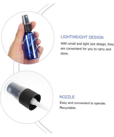 POPETPOP Essential Oil Perfume Travel Lotion Container 5.5x2.9x2.9cm Black - Buy Online on GoSupps.com