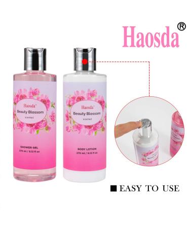 Women's Spa Bath Set Gift Basket - 8pcs Body Care Kit with Essential Oil Perfume, Perfect for Relaxation and Self-care - Buy Online on GoSupps.com