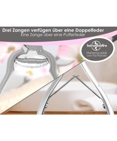 Nail Tongs Foot Care Set - 7-Part Manicure & Pedicure Instruments for Strong Nails & Skin - Best Offer! - Buy Online on GoSupps.com