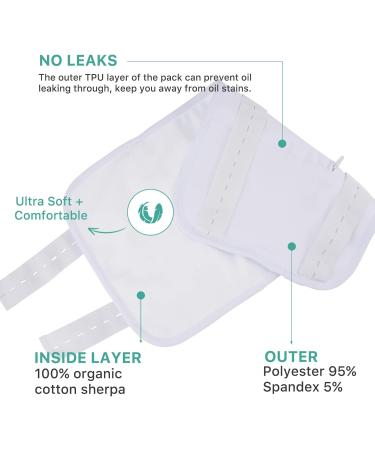5 in 1 Reusable Castor Oil Compress Kit | Organic Castor Oil & Adjustable Belts for Liver Detox & Muscle Pain Relief - 60 ml - Buy Online on GoSupps.com