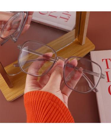 Buy Pokinge 2Pcs Oversized Square Blue Light Blocking Glasses - Trendy Fashion Eyewear for Men & Women - International Shipping Available - Buy Online on GoSupps.com