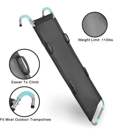 GemonExe Universal Trampoline Slide with Handles - Sturdy Attachments for Safer Gaming - Tear Resistant Fabric - Slide Ladder for Kids - Buy Online on GoSupps.com