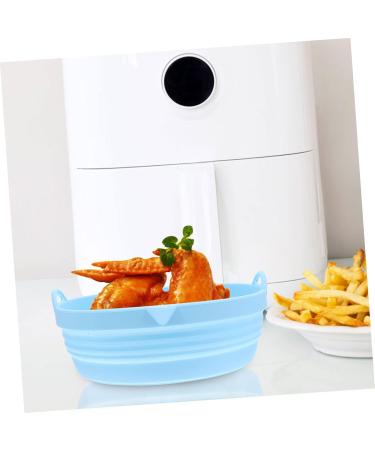 COLLBATH Air Fryer Silicone Fryer Oven Pan 2Pcs air Fryer pan Silicone loaf pan air Fryer Cushion Silicone Liner for air Fryer Round Baking mat Air Fryer Silicone Basket - Buy Online on GoSupps.com