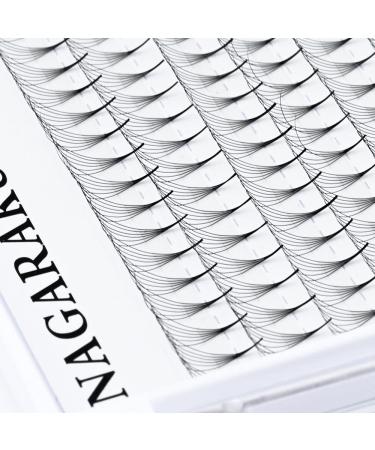 Nagaraku 320pcs Premade Volume Eyelash Extensions - Narrow Stem 6D 0.07mm D Curl 13mm | Artificial Eyelashes for Stunning Looks - Buy Online on GoSupps.com