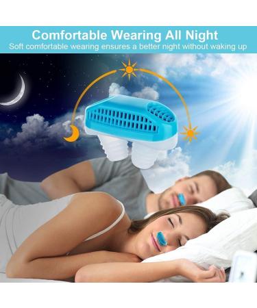 BREATOK Upgraded Anti Snoring Devices - Effective Solution for Men and Women, Nasal Dilators for Better Sleep - No Side Effects, Light Blue - Buy Online on GoSupps.com