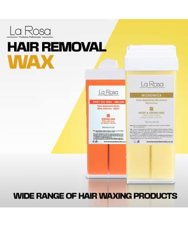 La Rosa Wax Cartridges 100ml - Fruit Oil Wax for All Skin Types & Thick Hair - International Shipping - Buy Online on GoSupps.com