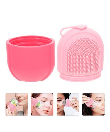 FOMIYES Kids Toy Beauty Face Ice Roller & Ice Cube Tray - Cool Facial Massage for Kids | Silicone Pink Ice Face Roller - Buy Online on GoSupps.com