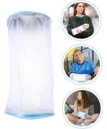 FRCOLOR 4 Pcs Waterproof Shower Guard Cover for Casts - Bandage Protector Blue 25x14x14CM | International Shipping Available - Buy Online on GoSupps.com
