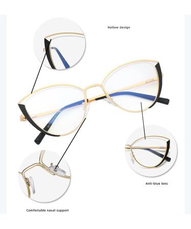 MORESHINE Cat Eye Blue Light Blocking Glasses for Women - Stylish & Comfortable Reading/Computer/TV Eyewear - Reduce Eye Strain - Buy Online on GoSupps.com