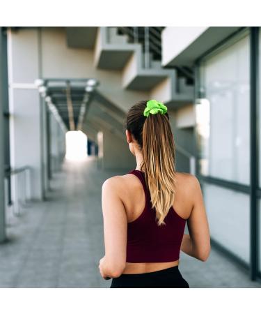 Lurrose Light Up Hair Ties - 6 Pack LED Satin Elastic Ponytail Holders for Christmas & New Year Celebrations - Buy Online on GoSupps.com