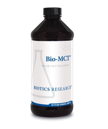 Biotics Research Bio MCT Brain Fuel Brain Energy Pure Energy Medium Chain Triglycerides MCT Caprylic Triglyceride 16 Fluid Ounces