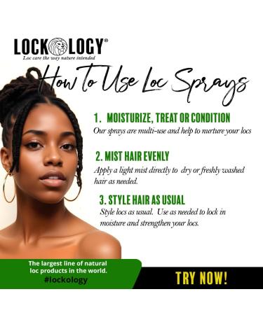 Loc & Moisturizer Spray for Dreads Passionfruit Scented Dreadlock & Locs Hair Product - Buy Online on GoSupps.com
