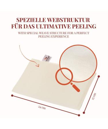 Carenesse Peeling Glove Classic | Natural Body Peeling & Exfoliating Scrub | Eco-Friendly Hammam Glove | Deep Pore Cleansing Without Chemicals & Plastic - Buy Online on GoSupps.com