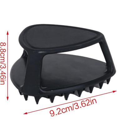 Silicone Face Scrubber for Men Multifunction Silicone Scrubber Ergonomic No-Slip Handle Cleansing Scrubber for Men Beard Silicone Beard Brush Deep Cleansing Brush Black - Buy Online on GoSupps.com