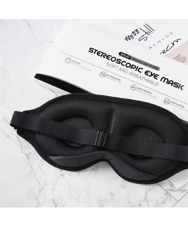 CIBEL Stereoscopic Sleep Eye Mask - 3D Contoured Design, Soft & Comfortable, 99% Light Blocking - Buy Online on GoSupps.com