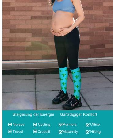 Blongw Compression Stockings for Men - 6 Pairs Knee Support Socks for Sports Travel Running & Cycling - Size L-XL Assorted - Buy Online on GoSupps.com