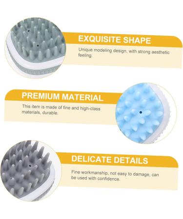 Minkissy 12-Piece Shampoo & Bathing Brush Set - Anti-Itching Shower Brushes for Adults & Kids Body Cleaning & Baby Shampoo Brush - Buy Online on GoSupps.com