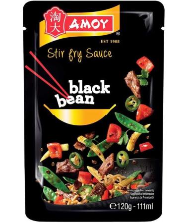 Amoy Stir Fry Sauce Black Bean Aromatic Rich Savoury Pack Of 12 x 120g - Buy Online on GoSupps.com