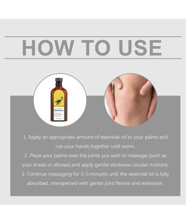 Huile Musculaire | 100ml Soulager Inconfort Soin Os P n tration Profonde | Huile Nourrissante Hydratante Apaisante pour Articulations - pour Corps Nuque Genoux Pieds Taille Coudes Cuisses - Buy Online on GoSupps.com
