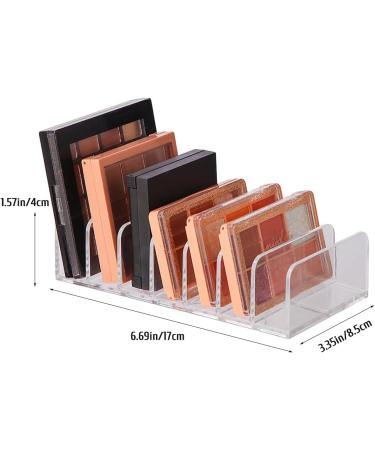 Bozaap Eyeshadow Palette Organizer - 7-Part Acrylic Makeup Storage Case for Cosmetics & Palettes - Buy Online on GoSupps.com
