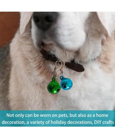 Cat Bells for Collars Loud Dog Bells for Collar 14 Pcs Colourful Pet Bells for Collars Small Cat Bells Collar Charms with Lobster Clasp Puppy Loud Bell Pendant for Dog Cat Collar DIY Craft - Buy Online on GoSupps.com