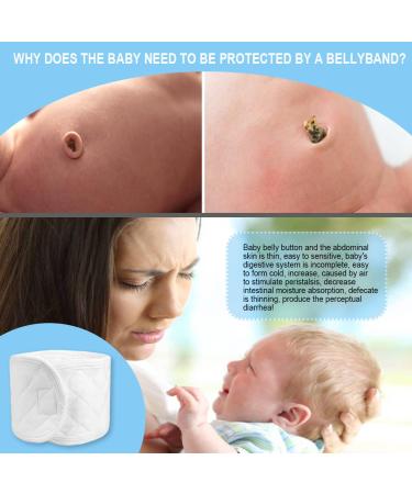 DOERDO 10Pcs Baby Belly Band - Cotton Umbilical Protective Bands for Newborns - Buy Online on GoSupps.com