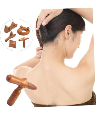 Beaupretty Sandalwood Massage Devices - 10 STK Facial & Neck Tools Triangular Foot Massagers for Spa Relaxation - Buy Online on GoSupps.com