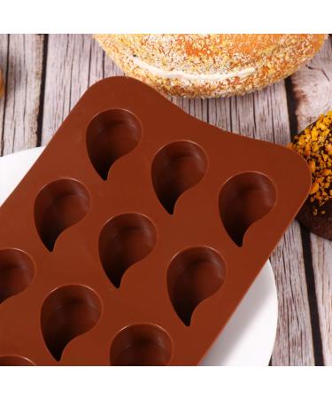 Silicone Chocolate 4pcs Pudding Silicone Tray Jelly Festival Molds Moulds Droplet Gummy Reusable Cube Parties Color Mini Cookie Trays Cake Cute Bar Cuake /1139 - Buy Online on GoSupps.com