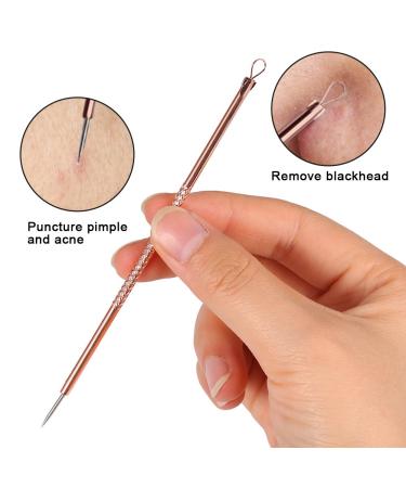 Acne Needles Set - 4Pcs Stainless Steel Blackhead & Blemish Removal Tools | Effective Pimple Solutions - Buy Online on GoSupps.com