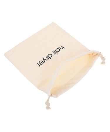 Organizer Pouch by Styling Guest Room Hotel All Blow Dryer Hairdryer Bag Canvas Portable Travel 33x30cm Beige