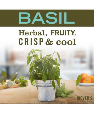MRS MEYERS CLEAN DAY Soap Refill Liquid Basil 33 Ounce (Pack of 6) - Buy Online on GoSupps.com