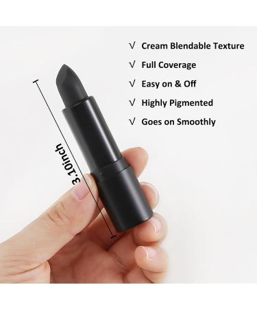 Boobeen Black Face Body Paint Stick | Waterproof Eye Black Stick for Sports Halloween & Cosplay Makeup - Buy Online on GoSupps.com