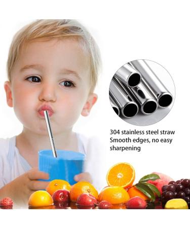 Kids Tableware Set 5pcs with Cutlery Bag - Adorable Children's Cutlery Set for Toddlers - Knife, Fork, Spoon, Straw - Buy Online on GoSupps.com