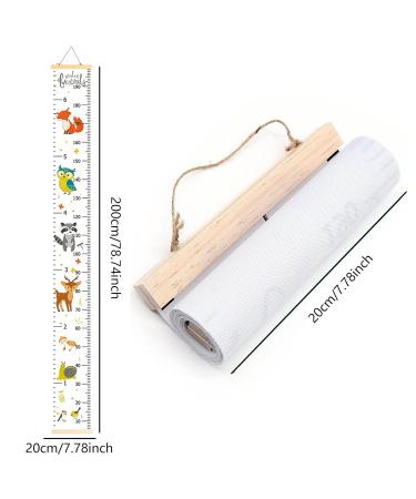 Children's Height Measure Wall Sticker - Growth Chart for Baby & Toddler Rooms | 200cm x 20cm | Ideal Wall Decorations - Buy Online on GoSupps.com