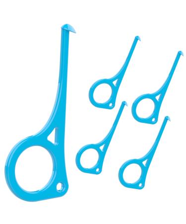 Aligner Removal Tool 5 Invisible Braces Removal Tools Retainer Remover Tool Suitable for Removing Braces Trays Retainers Dentures and Aligners(Blue). Regular size B 5pcs Light blue