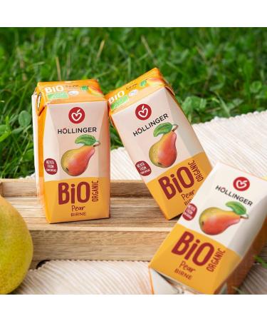  H llinger Organic Pear 3x200ml - Buy Online on GoSupps.com
