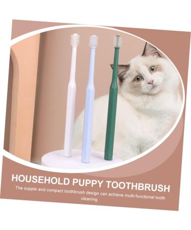 ORFOFE 2pcs Toothbrush Toothpaste for Dogs Uk Dog Toothpaste Dog Chew Brush Dog Tooth Cleaner Plastic - Buy Online on GoSupps.com