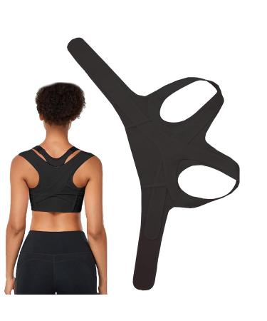 Spine Corrector - Adjustable Back Brace Back Stretcher Breathable Corrector for Men Teens Black X-Large - Buy Online on GoSupps.com